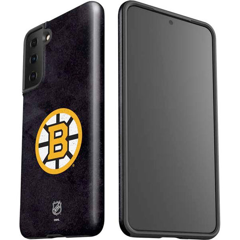 NHL Boston Bruins Distressed Galaxy S21 Plus 5G Pro Case