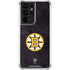 NHL Boston Bruins Distressed Galaxy S21 Ultra 5G Clear Case