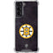 NHL Boston Bruins Distressed Galaxy S22 Clear Case