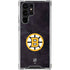 NHL Boston Bruins Distressed Galaxy S22 Ultra Clear Case