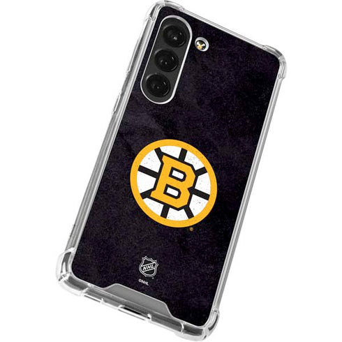 NHL Boston Bruins Distressed Galaxy S23 Clear Case