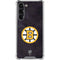 NHL Boston Bruins Distressed Galaxy S23 FE Clear Case
