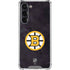 NHL Boston Bruins Distressed Galaxy S23 FE Clear Case