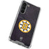 NHL Boston Bruins Distressed Galaxy S23 FE Clear Case