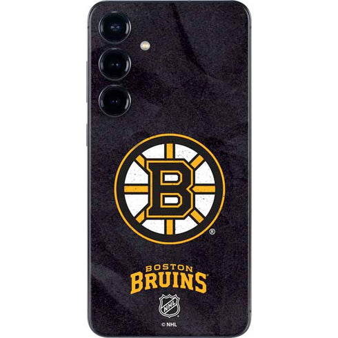NHL Boston Bruins Distressed Galaxy S25 Plus Skin