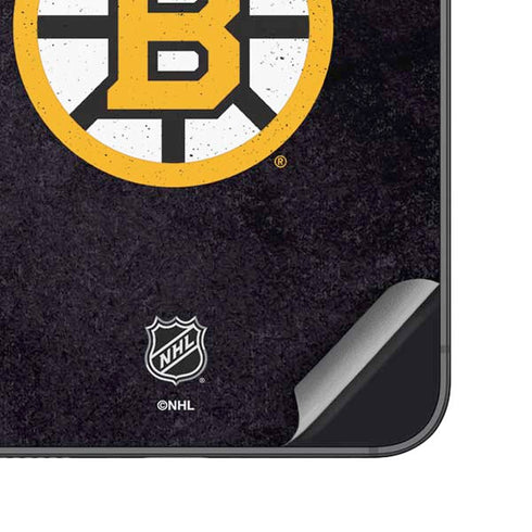 NHL Boston Bruins Distressed Galaxy S24 Plus Skin