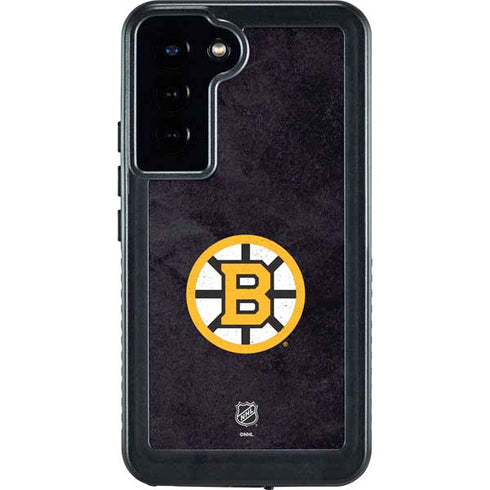 NHL Boston Bruins Distressed Galaxy S24 Plus Waterproof Case