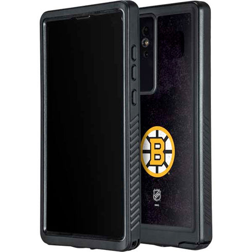 NHL Boston Bruins Distressed Galaxy S24 Ultra Waterproof Case