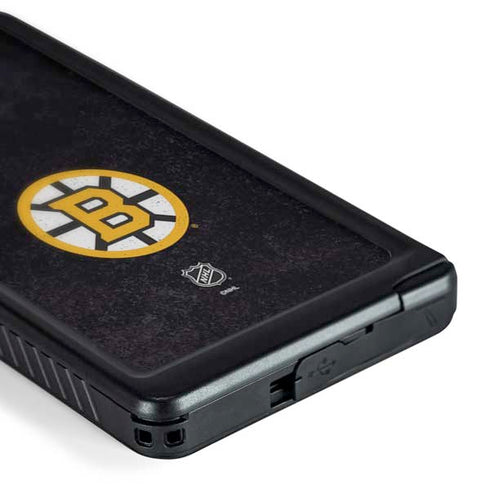 NHL Boston Bruins Distressed Galaxy S24 Ultra Waterproof Case