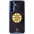 NHL Boston Bruins Distressed Galaxy S25 FE Clear Case