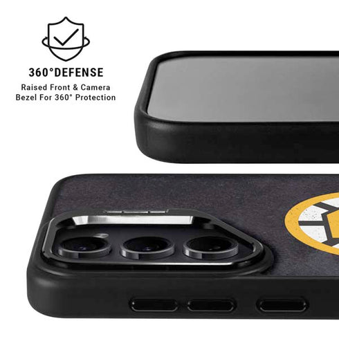 NHL Boston Bruins Distressed Galaxy S25 FE Kickstand Case