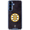 NHL Boston Bruins Distressed Galaxy S25 Plus Clear Case