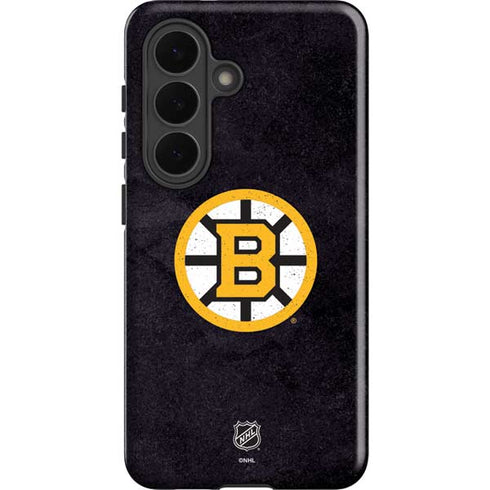 NHL Boston Bruins Distressed Galaxy S26 Impact Case