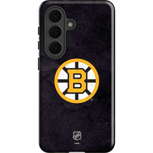 NHL Boston Bruins Distressed Galaxy S26 Plus Impact Case