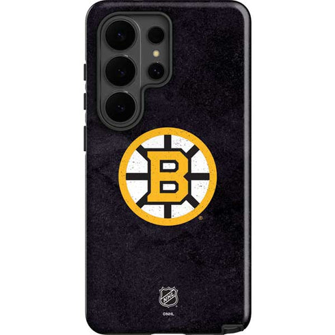 NHL Boston Bruins Distressed Galaxy S26 Ultra Impact Case