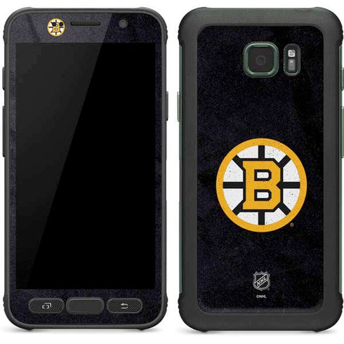NHL Boston Bruins Distressed Galaxy S7 Active Skin