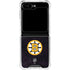 NHL Boston Bruins Distressed Galaxy Z Flip6 Clear Case