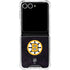 NHL Boston Bruins Distressed Galaxy Z Flip7 Clear Case