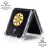 NHL Boston Bruins Distressed Galaxy Z Flip7 Clear Case