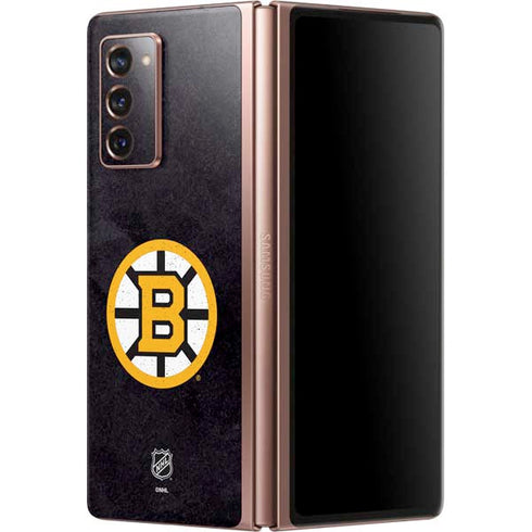 NHL Boston Bruins Distressed Galaxy Z Fold2 5G Skin