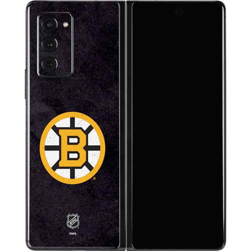 NHL Boston Bruins Distressed Galaxy Z Fold2 5G Skin