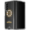 NHL Boston Bruins Distressed Galaxy Z Fold4 5G Clear Case