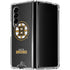 NHL Boston Bruins Distressed Galaxy Z Fold4 5G Clear Case