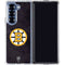 NHL Boston Bruins Distressed Galaxy Z Fold7 Clear Case