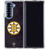 NHL Boston Bruins Distressed Galaxy Z Fold7 Clear Case