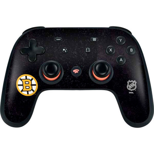 NHL Boston Bruins Distressed Google Stadia Controller Skin