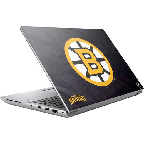 NHL Boston Bruins Distressed HP ZBook Fury 16 G10 Skin
