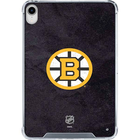 NHL Boston Bruins Distressed iPad 11th Gen (2025) Clear Case