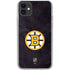 NHL Boston Bruins Distressed iPhone 11 Clear Case