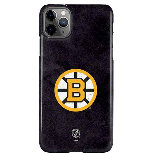 NHL Boston Bruins Distressed iPhone 11 Pro Max Lite Case