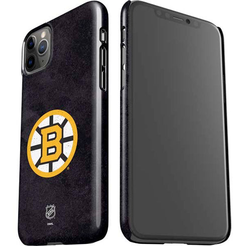 NHL Boston Bruins Distressed iPhone 11 Pro Max Lite Case