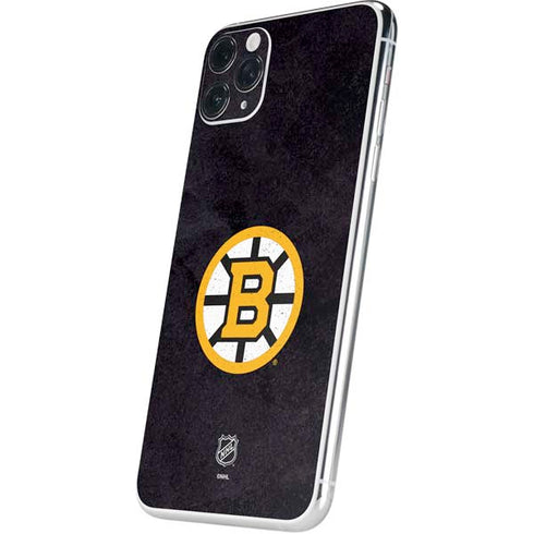 NHL Boston Bruins Distressed iPhone 11 Pro Max Skin