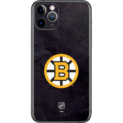 NHL Boston Bruins Distressed iPhone 11 Pro Skin