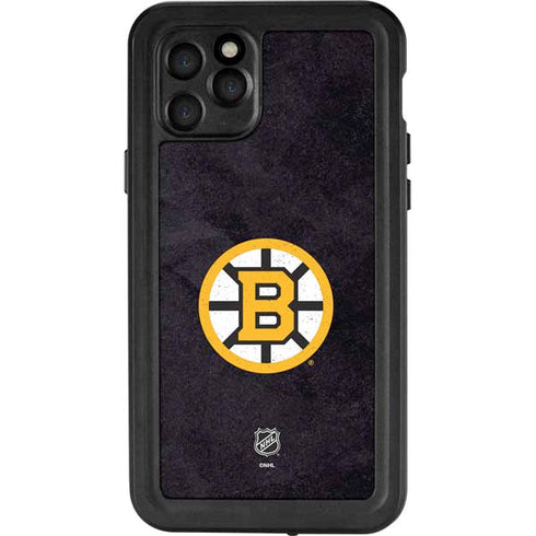 NHL Boston Bruins Distressed iPhone 11 Pro Waterproof Case