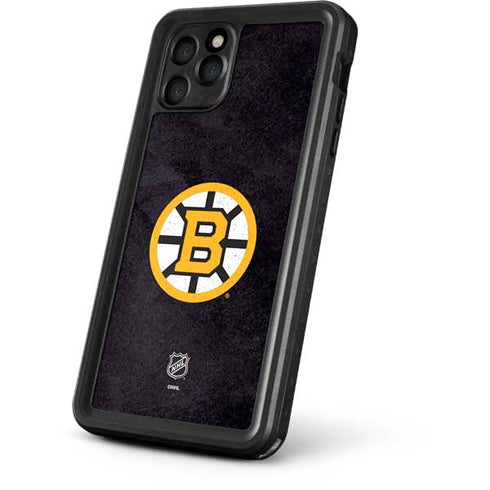 NHL Boston Bruins Distressed iPhone 11 Pro Waterproof Case