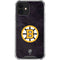 NHL Boston Bruins Distressed iPhone 12 Clear Case