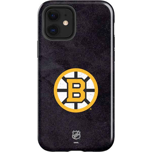 NHL Boston Bruins Distressed iPhone 12 Impact Case