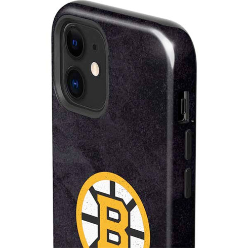 NHL Boston Bruins Distressed iPhone 12 Impact Case