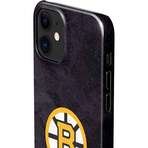 NHL Boston Bruins Distressed iPhone 12 Mini Lite Case