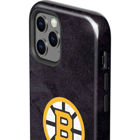 NHL Boston Bruins Distressed iPhone 12 Pro Impact Case
