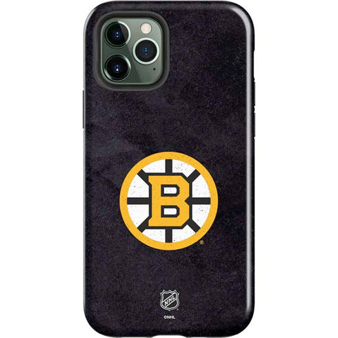 NHL Boston Bruins Distressed iPhone 12 Pro Max Impact Case