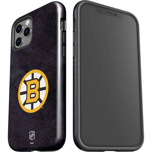 NHL Boston Bruins Distressed iPhone 12 Pro Max Impact Case