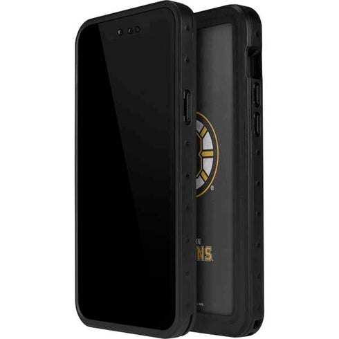 NHL Boston Bruins Distressed iPhone 12 Pro Waterproof Case