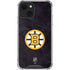 NHL Boston Bruins Distressed iPhone 13 Clear Case