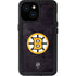 NHL Boston Bruins Distressed iPhone 13 Mini Waterproof Case