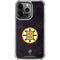 NHL Boston Bruins Distressed iPhone 13 Pro Clear Case